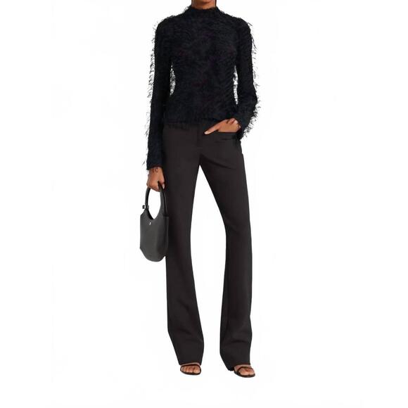 NEW COURREGES heritage shivering top in black